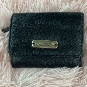 Nautica Black Leather Wallets with Classic Design
